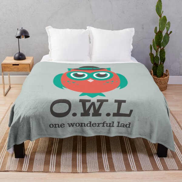 Item preview, OWL one wonderful lad - Awesome owl lover Gift designed and sold by Teenation9.