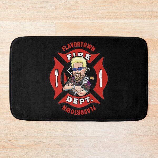 Item preview, Flavortown Guy Fieri Fire Department Sticker designed and sold by art-from-earth.