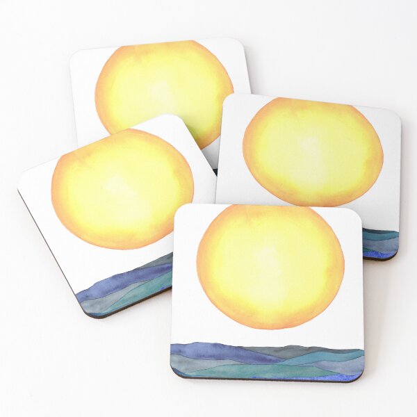Item preview, Sunset over waves designed and sold by nabeArtist.