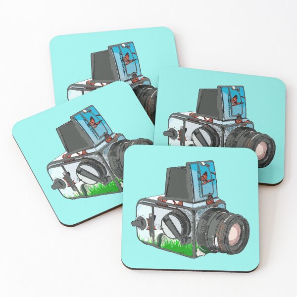 Item preview, Butterfly Hasselblad analog camera drawing designed and sold by AdotCOMB.