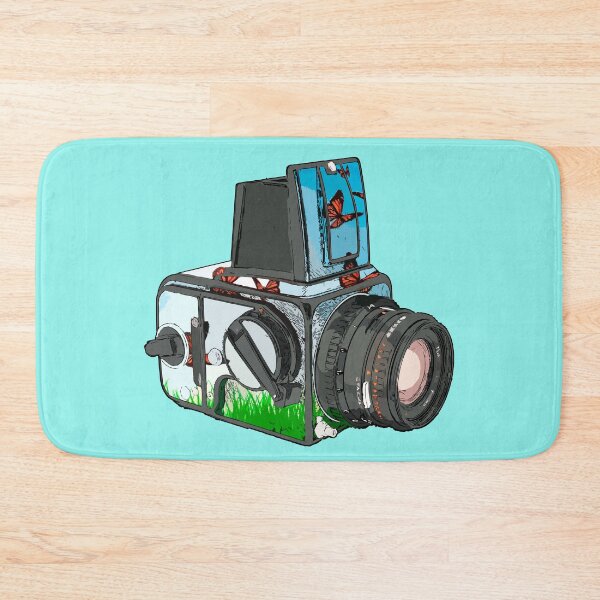 Item preview, Butterfly Hasselblad analog camera drawing designed and sold by AdotCOMB.