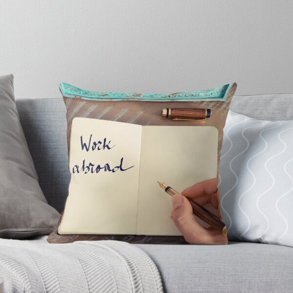 Item preview, Motivational concept with handwritten text WORK ABROAD designed and sold by Stanciuc.