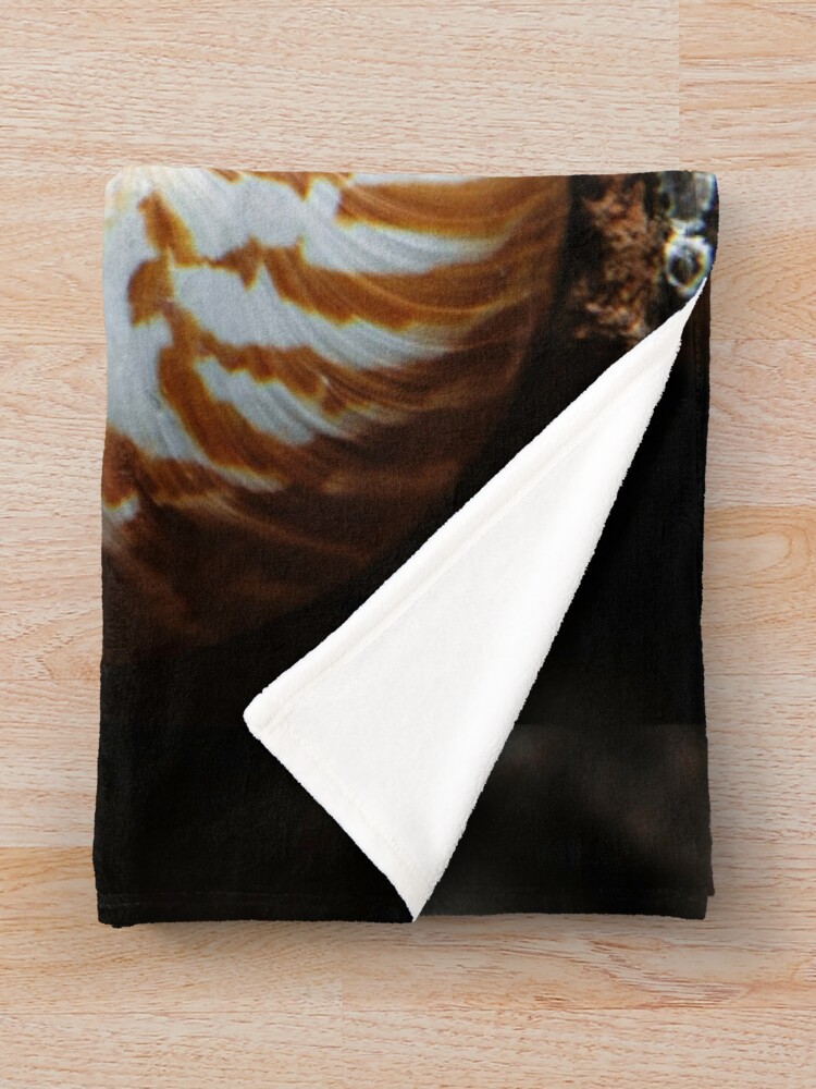Alternate view of Chambered Nautilus Throw Blanket