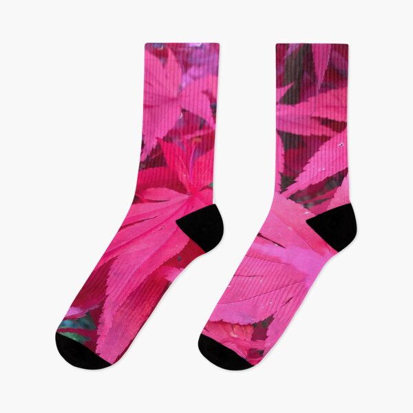 Item preview, pink hemp leaf designed and sold by TravelTemple.