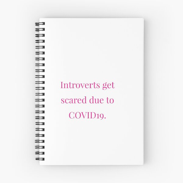 Item preview, Introverts get scared due to COVID19 designed and sold by Andrew Hopgood.