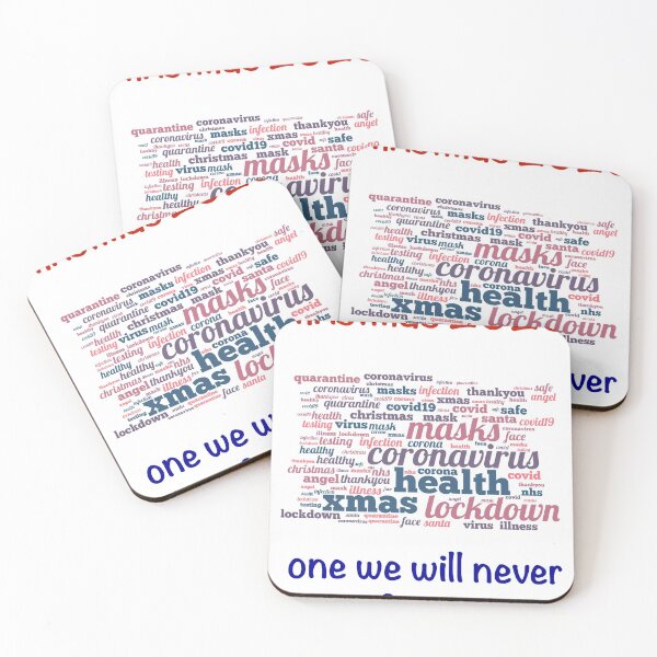 christmas 2020 Coasters (Set of 4)