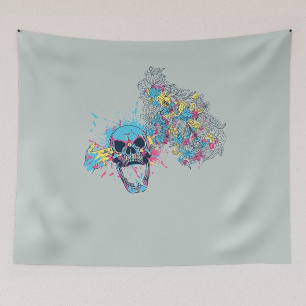 Item preview, Colorful skull - Awesome skull lover Gift designed and sold by Teenation9.