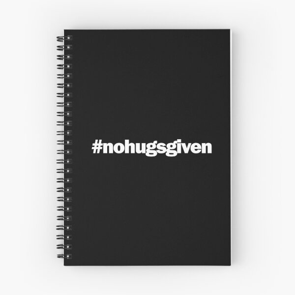 Item preview, # no hugs given designed and sold by blacklittlemoon.