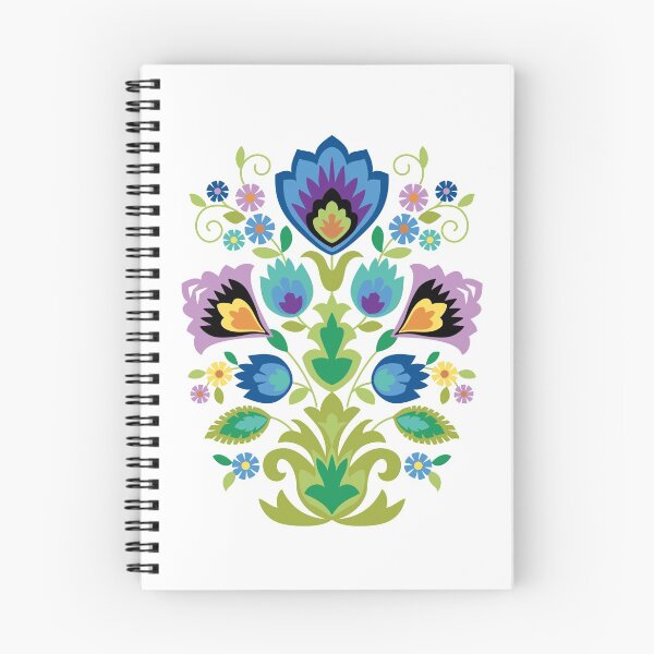 Item preview, Wycinanki Blue and Lavender Floral designed and sold by Barbara Pixton.