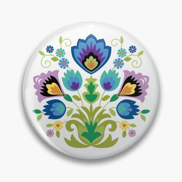 Item preview, Wycinanki Blue and Lavender Floral designed and sold by Barbara Pixton.