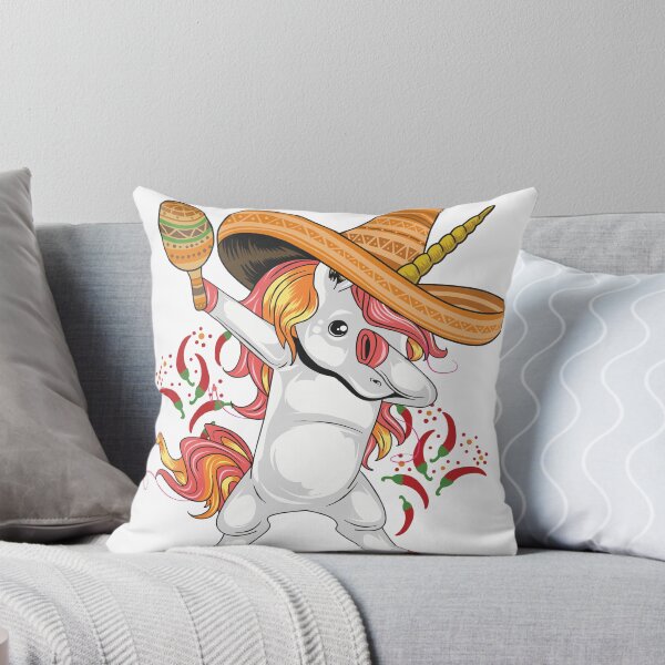 Item preview, Unicorn with mexican hat designed and sold by UrbanAcid.