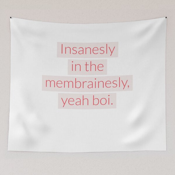 Item preview, Insanesly in the membrainsly, yeah boi. designed and sold by Andrew Hopgood.