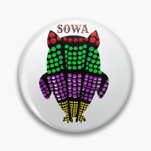 Artikelvorschau, Sowa Owl in bunter Farbe entworfen und verkauft von RosieT04.