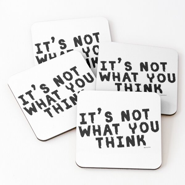 Item preview, Its not what you think black shad eroded text dizkorce.com designed and sold by Dizkorce.