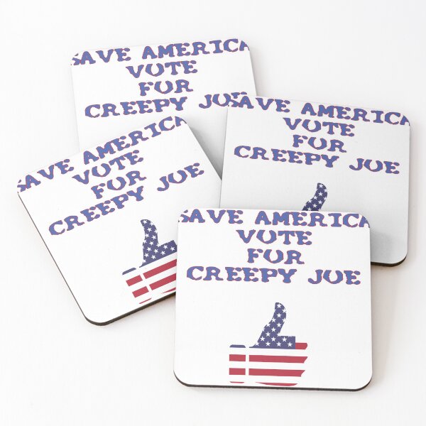 Item preview, SAVE AMERICA VOTE FOR CREEPY JOE THUMBS UP designed and sold by milkywaymusic.