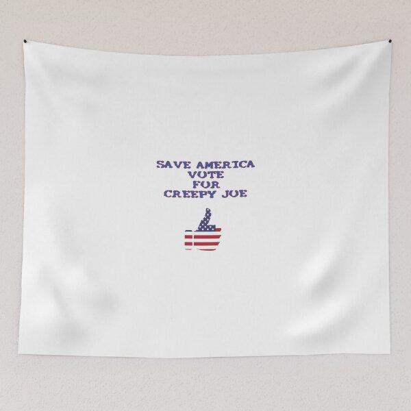 Item preview, SAVE AMERICA VOTE FOR CREEPY JOE THUMBS UP designed and sold by milkywaymusic.