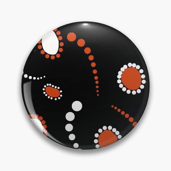 Item preview, Dreamtime In Black and Red designed and sold by GrimalkinStudio.