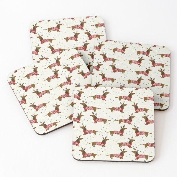 Item preview, Christmas Pattern of dachshund designed and sold by Phoca Mobil.