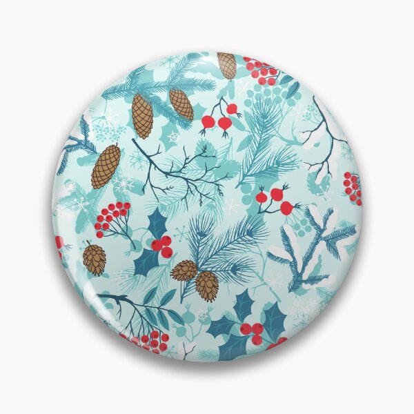 Item preview, Winter Aesthetic pine cone pattern  designed and sold by Nyanko-Sempai.
