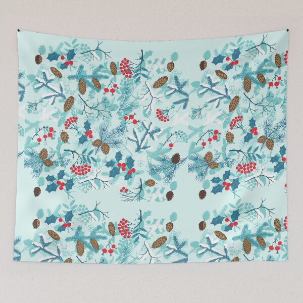 Item preview, Winter Aesthetic pine cone pattern  designed and sold by Nyanko-Sempai.