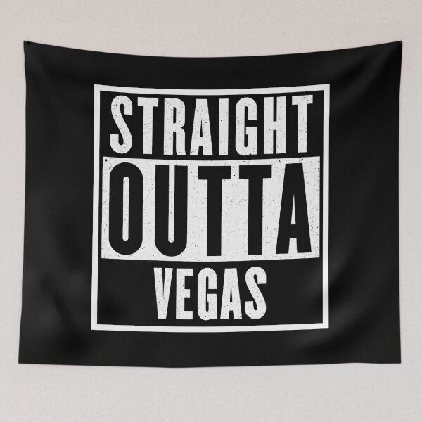 Item preview, Straight outta Vegas designed and sold by SPAZE-Typo.