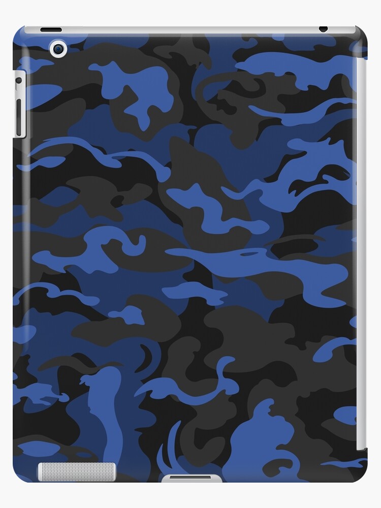 Camo Style - Black Blue Camouflage Poster for Sale by rclwow