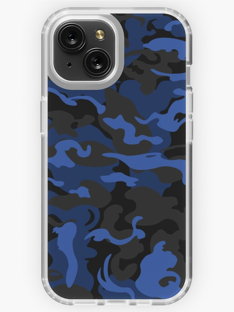 Camo Style - Black Blue Camouflage iPhone Case for Sale by rclwow