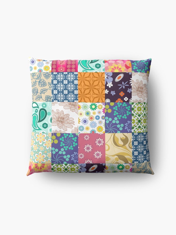 Alternate view of Bloom Patchwork Floor Pillow