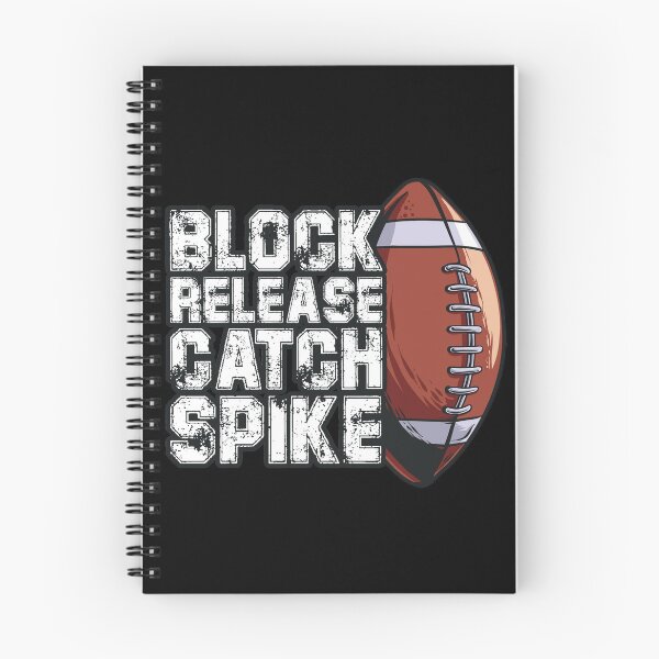 Item preview, Block Release Catch Spike T-shirt American Football designed and sold by art-from-earth.