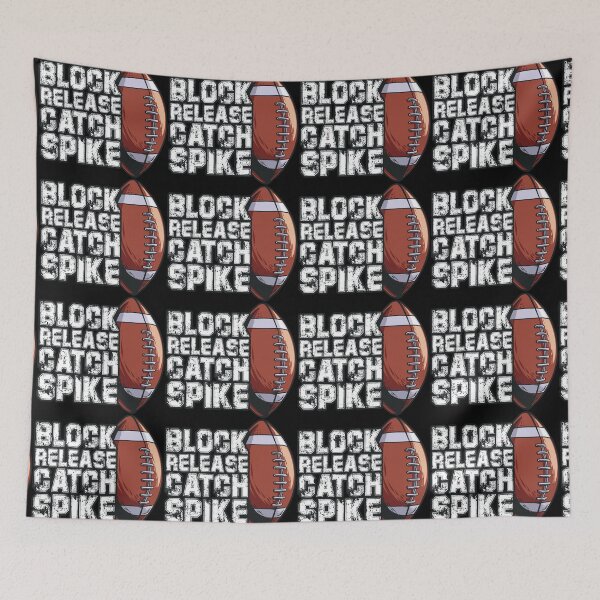 Item preview, Block Release Catch Spike T-shirt American Football designed and sold by art-from-earth.