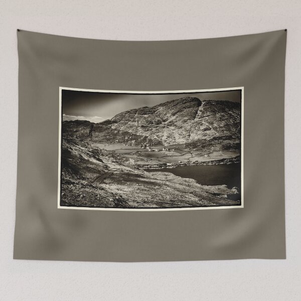 Item preview, Beara Peninsula West Cork Road To Allihies Mountain Seascape Art Print designed and sold by ROADTROOPER.