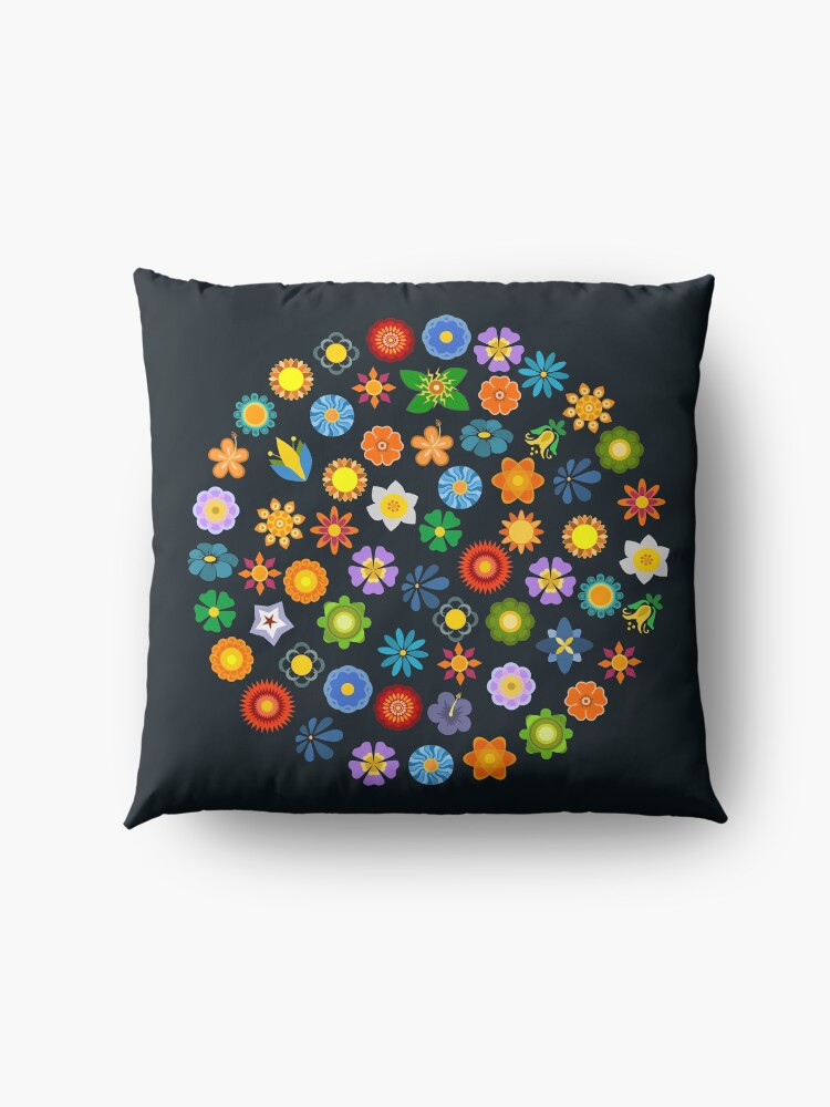Alternate view of Dizzy Daisies Floor Pillow