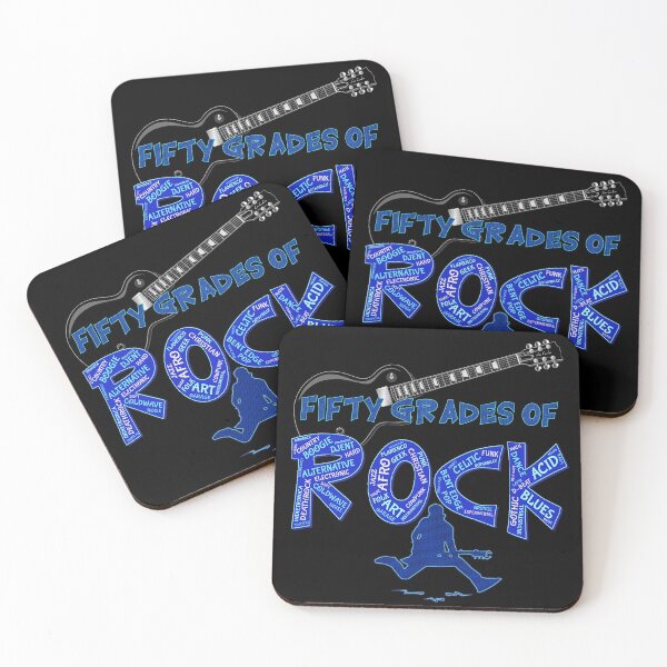 Item preview, Fifty Grades (sub-genres) of Rock music designed and sold by SolidEarthArt.