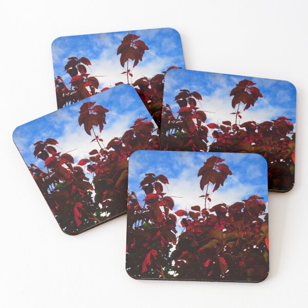 Item preview, Vibrant Rich Red Pink and Burgundy Leaves_Original designed and sold by StayCuztom.