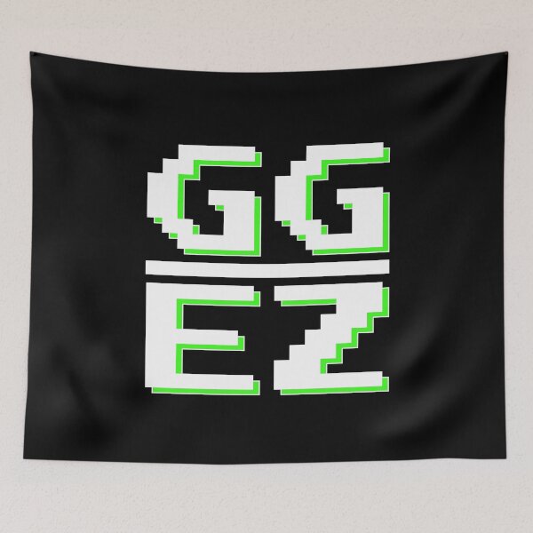 Item preview, GG EZ Good Game Easy Gaming designed and sold by Nessshirts.