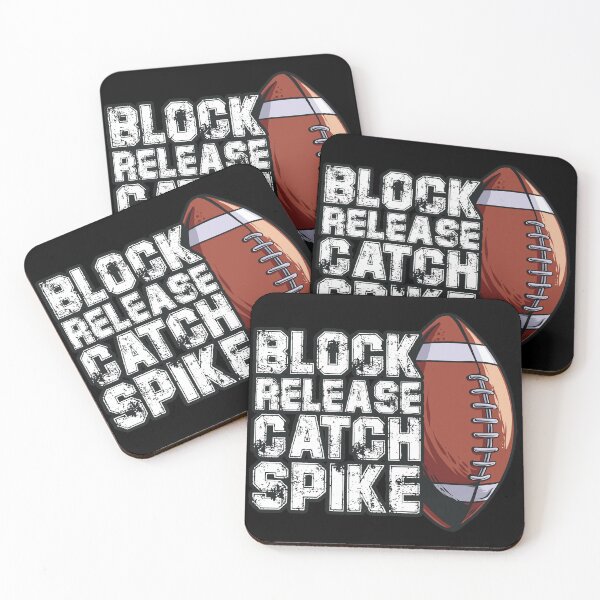 Item preview, Block Release Catch Spike Sticker American Football designed and sold by art-from-earth.