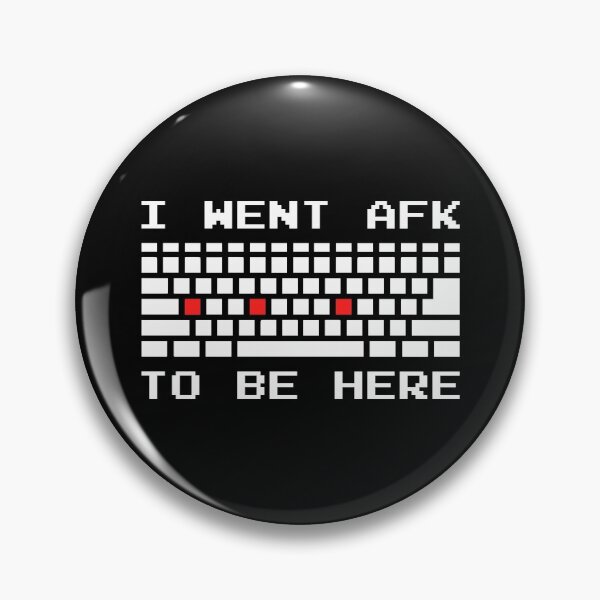 Item preview, I went AFK to be here Gaming designed and sold by Nessshirts.