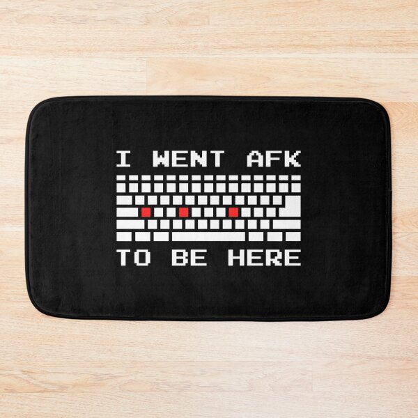 Item preview, I went AFK to be here Gaming designed and sold by Nessshirts.