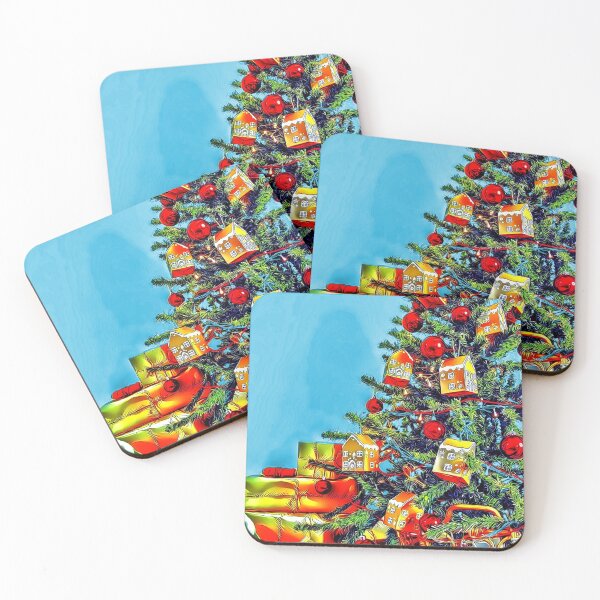 Item preview, Christmas Tree Blue Wall designed and sold by RitaMaye.