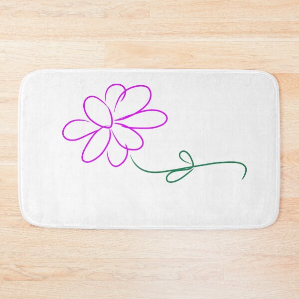 Item preview, Pink Flower Sketch designed and sold by ittybittyowl.
