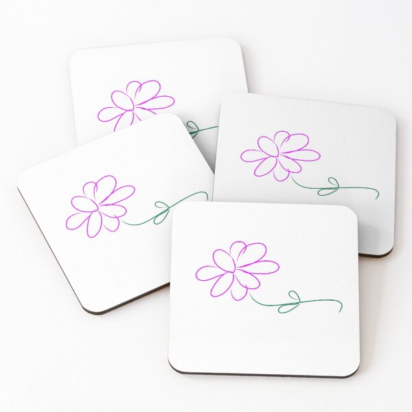 Item preview, Pink Flower Sketch designed and sold by ittybittyowl.