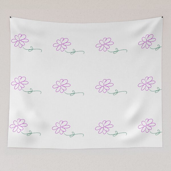 Item preview, Pink Flower Sketch designed and sold by ittybittyowl.