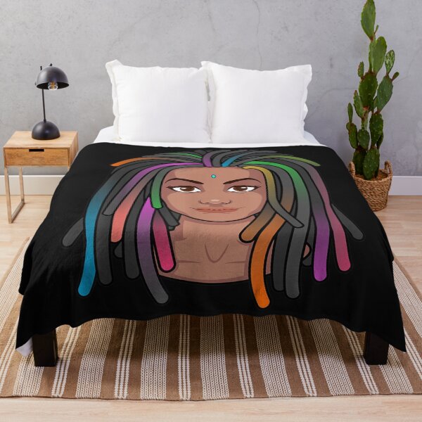 Item preview, Funny Afro Radiant Black Woman With Dreadlocks designed and sold by Bonifacio07.
