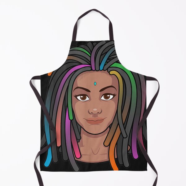Item preview, Funny Afro Radiant Black Woman With Dreadlocks designed and sold by Bonifacio07.
