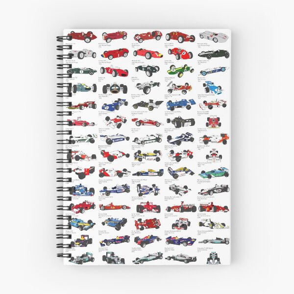 Item preview, 1950_2019 Formula 1 championship winners designed and sold by Alt_ Illustrations.