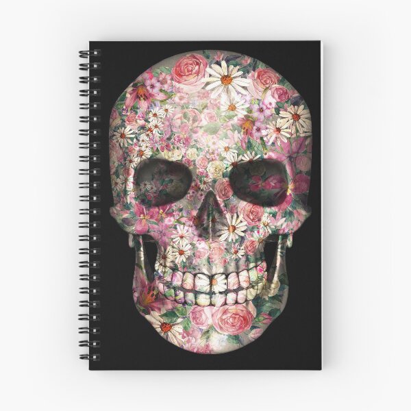 Item preview, Flowery skull designed and sold by Jey57.