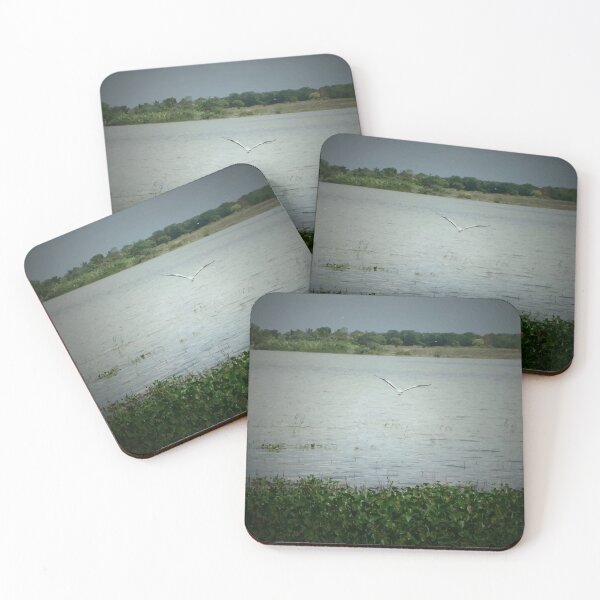 Item preview, White Bird Flying Over Lake designed and sold by Morpheus Store.