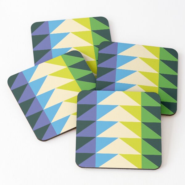 Item preview, rhomboid echo symmetric blue green designed and sold by artistgaf.