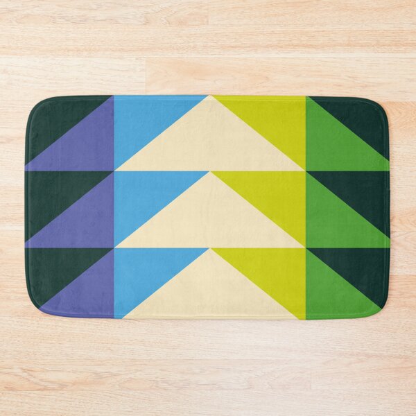 Item preview, rhomboid echo symmetric blue green designed and sold by artistgaf.