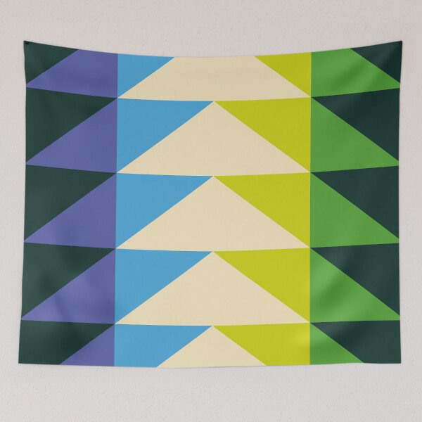 Item preview, rhomboid echo symmetric blue green designed and sold by artistgaf.